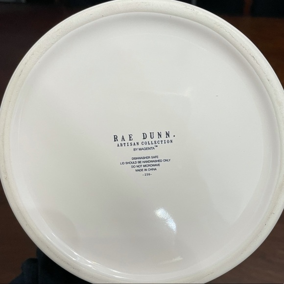Rae Dunn Tasty canister with lid. - Picture 2 of 3